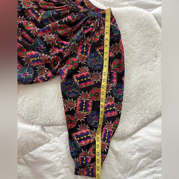 Sorrel vintage blouse with geometric colorful print size 22 - Picture 10 of 11